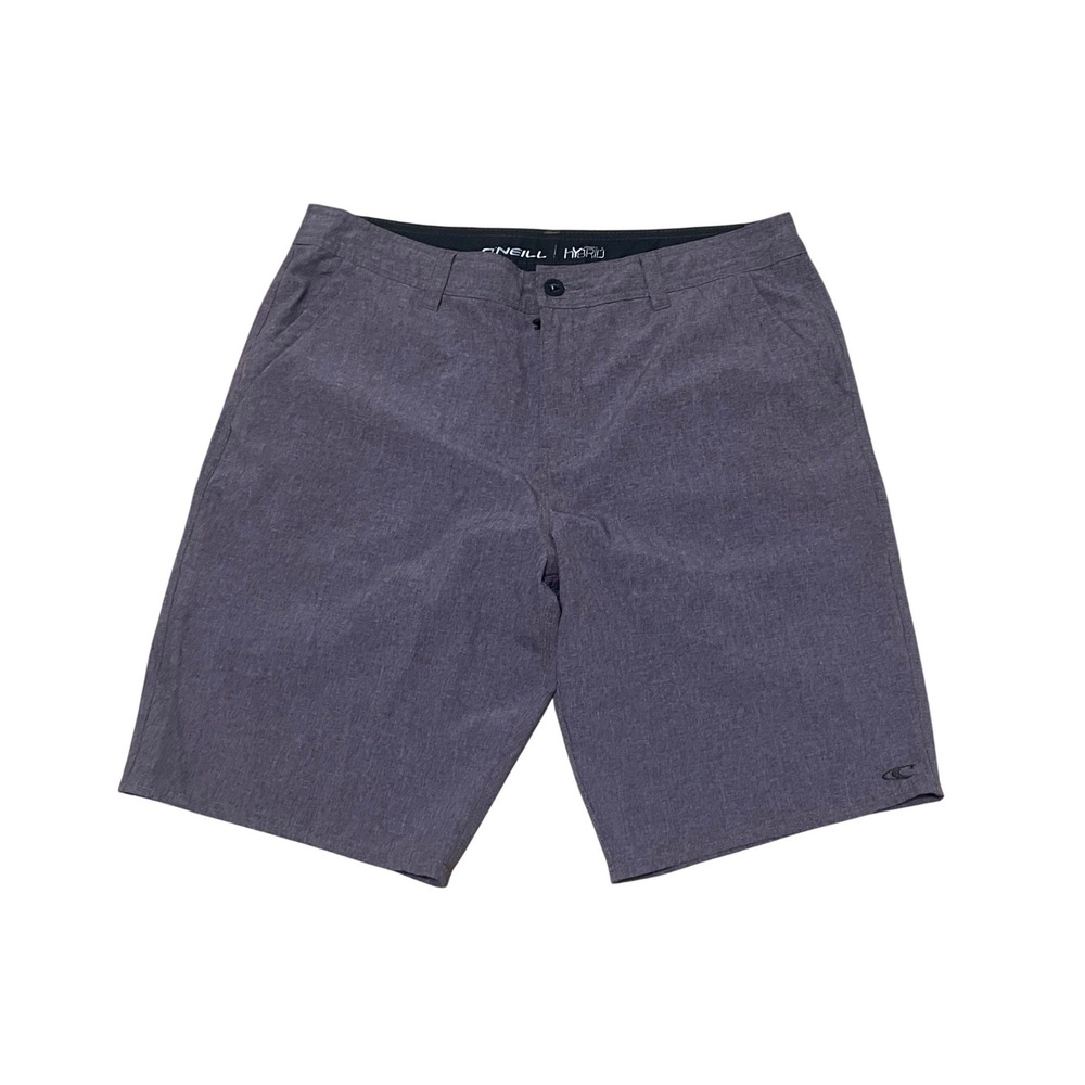ONeill Hybrid Men's‎ 36 Shorts Heathered Purple Red Grey SP718A04D Surf Casual